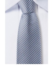 krawat Jedwabny krawat w skośne paski 1245 - yoos.pl
