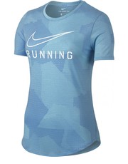 bluzka Koszulka  Dry Running T-shirt niebieskie 839520-432 - Nstyle.pl