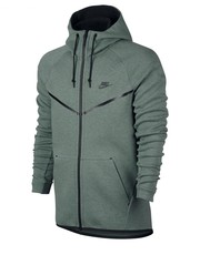bluza męska Bluza  Sportswear Tech Fleece Windrunner Hoodie zielone 805144-386 - Nstyle.pl