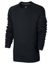 bluza męska Bluzka  Sportswear Tech Fleece Crew czarne 805140-010 - Nstyle.pl