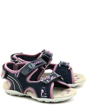 sandały dziecięce Baby Roxanne - Granatowe Ekoskórzane Sandały Dziecięce - B52D9B 01550 C4215 - Mivo.pl