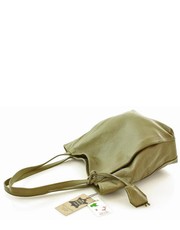 shopper bag BLANCHE Shopper skórzany  - Filadelfia zielony olive - Merg.pl