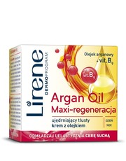 krem nawilżający do twarzy Argan Oil Maxi-regeneracja ujędrniający tłusty krem z olejkiem - Lirene.com