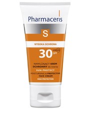 do opalania NAWILŻAJĄCY KREM OCHRONNY do twarzy SUN PROTECT SPF 30 - pharmaceris.com