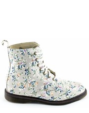 workery Buty  EVAN OFF WHITE Tulip Fine Canvas - Martensy.pl