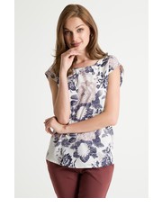 bluzka Bluzka z nadrukiem kwiatowym - Greenpoint