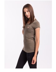 bluzka T-shirt damski TSD001z - khaki melanż - - 4f.com.pl