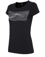 bluzka T-shirt damski TSD525 - czarny - - 4f.com.pl