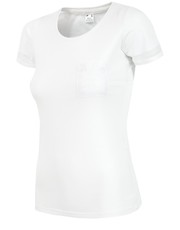 bluzka T-shirt damski TSD235 - biały - - 4f.com.pl