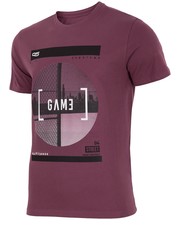 T-shirt - koszulka męska T-shirt męski TSM259 - brązowy róż - - 4f.com.pl