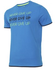 T-shirt - koszulka męska T-shirt męski TSM005 - niebieski jasny - - 4f.com.pl