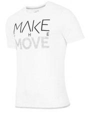 T-shirt - koszulka męska T-shirt męski TSM008 - biały - - 4f.com.pl