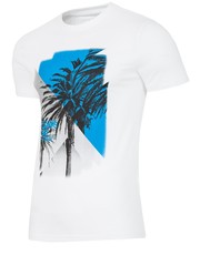 T-shirt - koszulka męska T-shirt męski TSM018 - biały - - 4f.com.pl