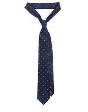 krawat Krawat Granatowy Paisley - Lancerto.com