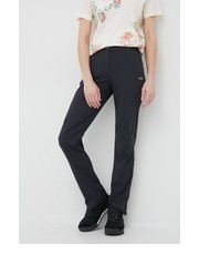 Spodnie spodnie outdoorowe damskie kolor czarny proste medium waist - Answear.com Cmp