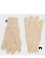 Rękawiczki rękawiczki 6116102000 damskie kolor beżowy - Answear.com Roxy