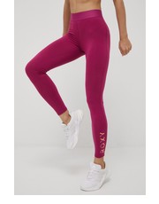 Legginsy legginsy treningowe damskie kolor różowy z nadrukiem - Answear.com Roxy