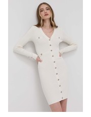 Sukienka sukienka kolor biały mini prosta - Answear.com Guess