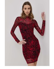 Sukienka sukienka kolor czerwony mini dopasowana - Answear.com Guess