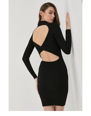 Sukienka sukienka kolor czarny mini dopasowana - Answear.com Guess