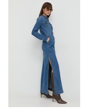 Sukienka sukienka jeansowa maxi prosta - Answear.com Guess