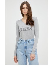 Sweter sweter damski kolor szary lekki - Answear.com Guess