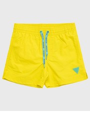 Spodnie szorty kąpielowe dziecięce kolor żółty - Answear.com Guess