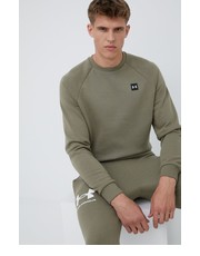 Bluza męska bluza 1357096 męska kolor zielony gładka - Answear.com Under Armour