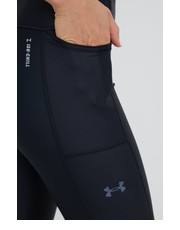 Legginsy legginsy do biegania Iso-Chill 1374950. damskie kolor czarny gładkie - Answear.com Under Armour