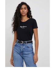 Bluzka t-shirt damski kolor czarny - Answear.com Pepe Jeans