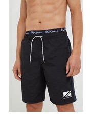 Krótkie spodenki męskie szorty męskie kolor czarny - Answear.com Pepe Jeans