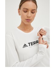 Bluzka TERREX longsleeve sportowy Trail kolor biały - Answear.com Adidas