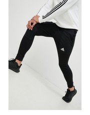 Spodnie męskie spodnie męskie kolor czarny gładkie - Answear.com Adidas