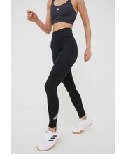 Legginsy legginsy treningowe Designed To Move HC9168 damskie kolor czarny gładkie - Answear.com Adidas
