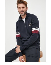 Sweter męski sweter bawełniany męski kolor granatowy lekki z półgolfem - Answear.com Tommy Hilfiger
