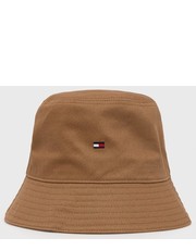 Kapelusz kapelusz bawełniany kolor brązowy bawełniany - Answear.com Tommy Hilfiger