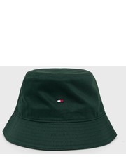 Kapelusz kapelusz bawełniany kolor zielony bawełniany - Answear.com Tommy Hilfiger