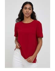 Bluzka bluzka kolor czerwony - Answear.com Tommy Hilfiger