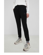 Spodnie Spodnie bawełniane damskie kolor czarny - Answear.com Tommy Hilfiger