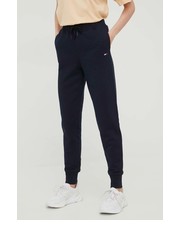 Spodnie spodnie dresowe damskie kolor granatowy gładkie - Answear.com Tommy Hilfiger