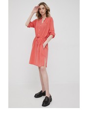 Sukienka sukienka kolor czerwony mini oversize - Answear.com Tommy Hilfiger