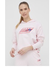Bluza bluza damska kolor różowy z kapturem z nadrukiem - Answear.com Tommy Hilfiger