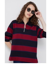 Bluza bluza bawełniana damska kolor bordowy wzorzysta - Answear.com Tommy Hilfiger