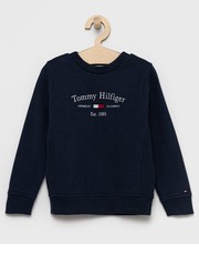 Bluza Bluza bawełniana dziecięca kolor granatowy z aplikacją - Answear.com Tommy Hilfiger