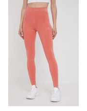 Legginsy legginsy damskie kolor pomarańczowy gładkie - Answear.com Tommy Hilfiger