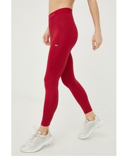 Legginsy legginsy damskie kolor bordowy z aplikacją - Answear.com Tommy Hilfiger