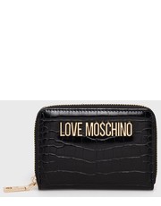 Portfel portfel damski kolor czarny - Answear.com Love Moschino