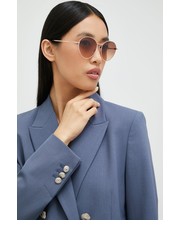 Okulary okulary przeciwsłoneczne damskie kolor różowy - Answear.com Love Moschino