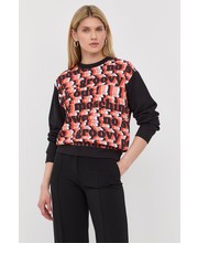 Bluza bluza bawełniana damska kolor czarny wzorzysta - Answear.com Love Moschino