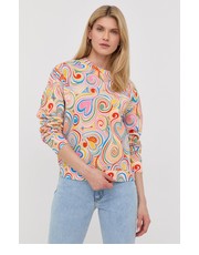 Bluza bluza damska  wzorzysta - Answear.com Love Moschino